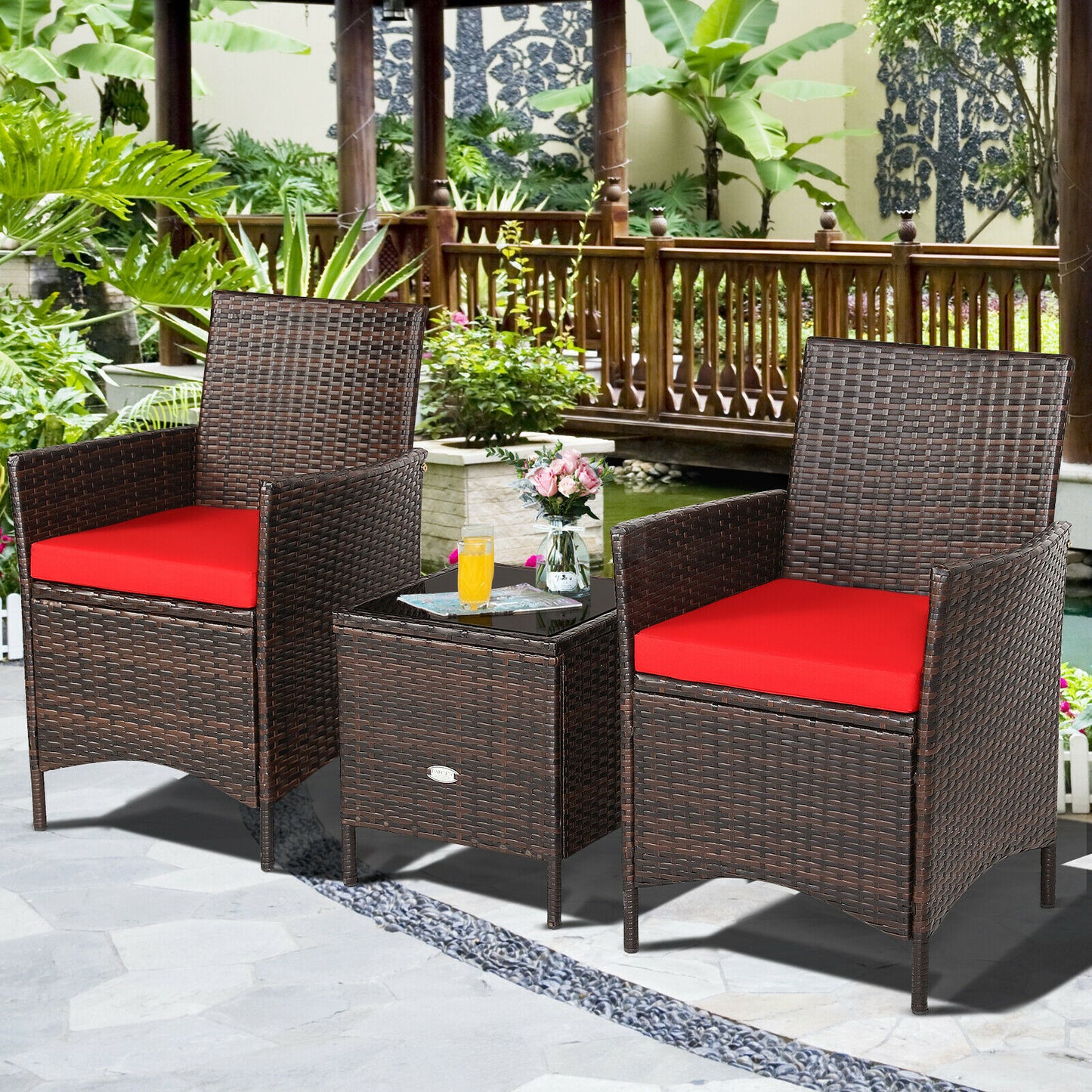 Bound Original Patio 3 Piece Premium Carbon Fibre Furniture Set